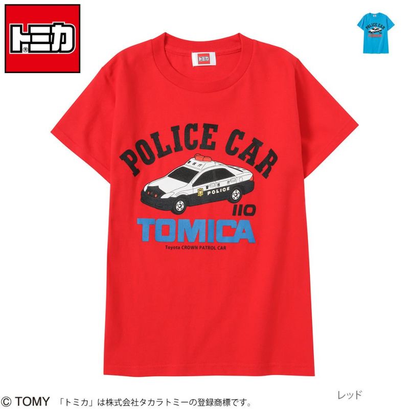 トミカ パトカープリントTシャツ キッズ トミカ パトカープリントTシャツ キッズ