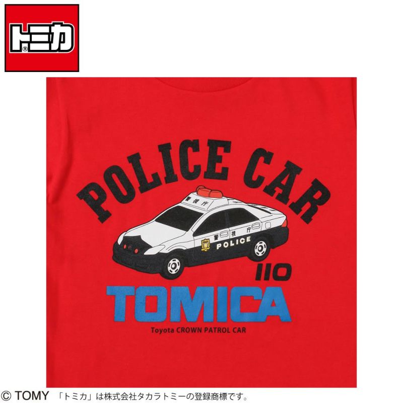 トミカ パトカープリントTシャツ キッズ トミカ パトカープリントTシャツ キッズ