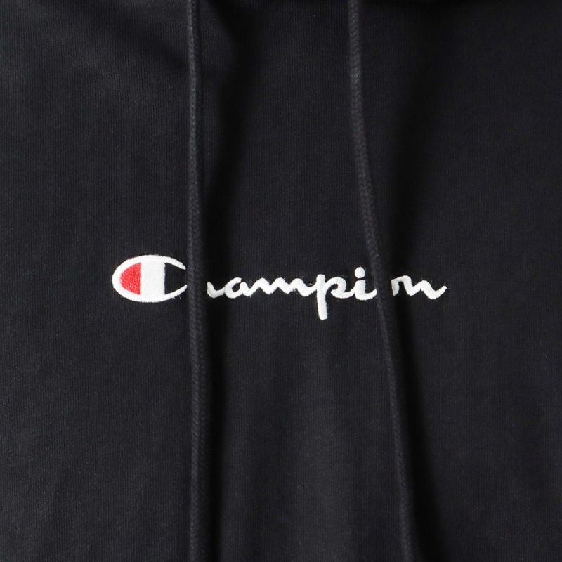 Champion ロゴ刺繍フード付きロングスリーブＴシャツ メンズ