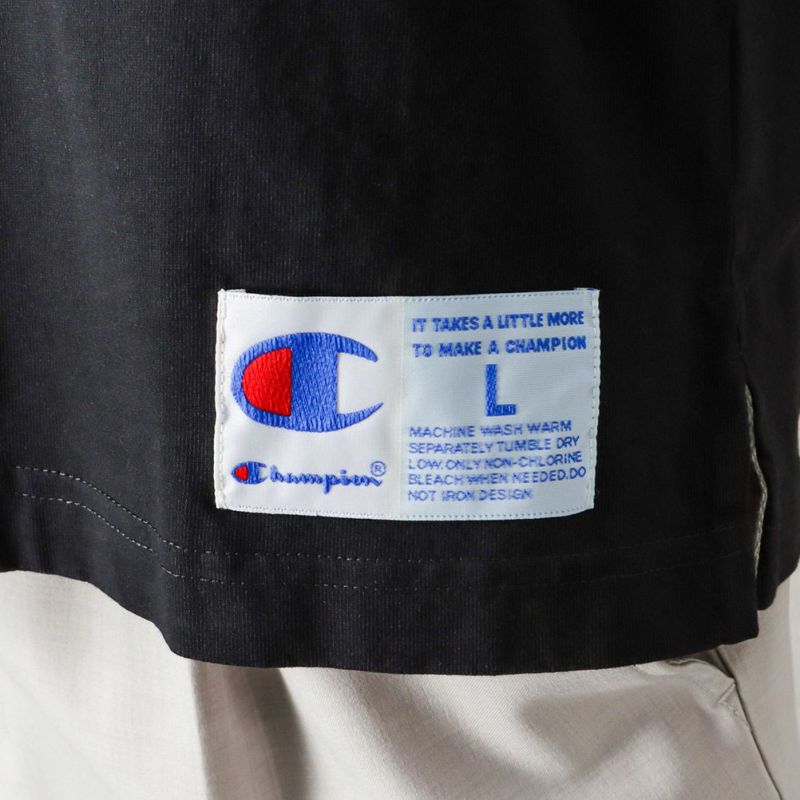 Champion ロゴ刺繍フード付きロングスリーブＴシャツ メンズ商品画像-12