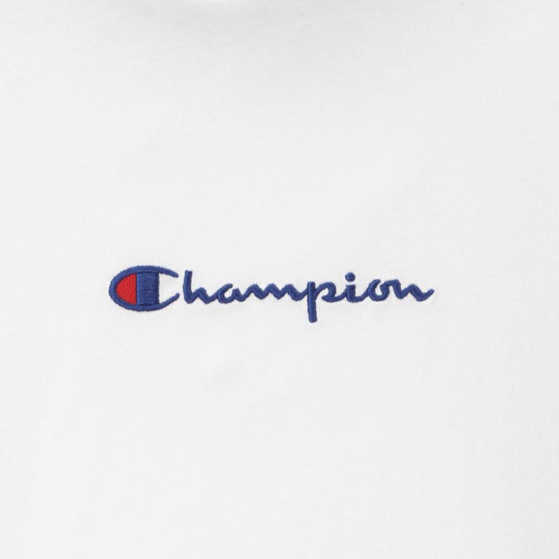 Champion ロゴ刺繍フード付きロングスリーブＴシャツ メンズ