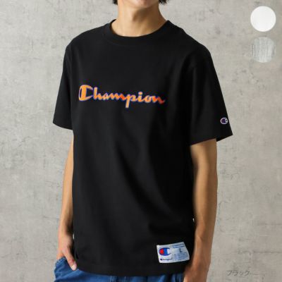 Champion ロゴ刺繍Tシャツ メンズ ネコポス 対応商品