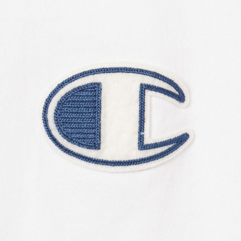 Champion 左胸フェルトCワッペンTシャツ メンズ