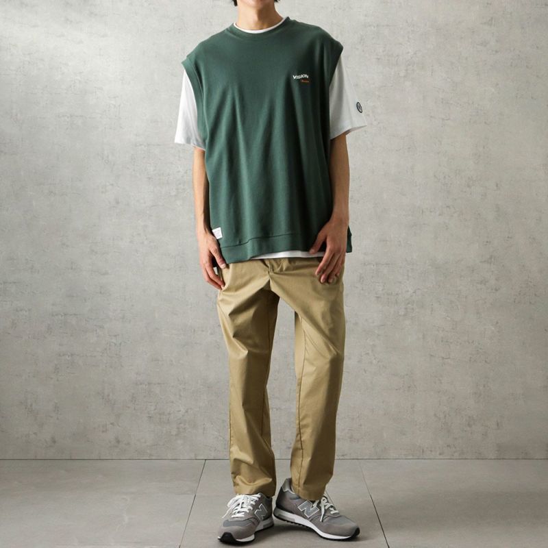 [期間限定価格]【オンラインストア限定】VISION STREET WEAR  鹿の子ベストアンサンブルTシャツ メンズ商品画像-4