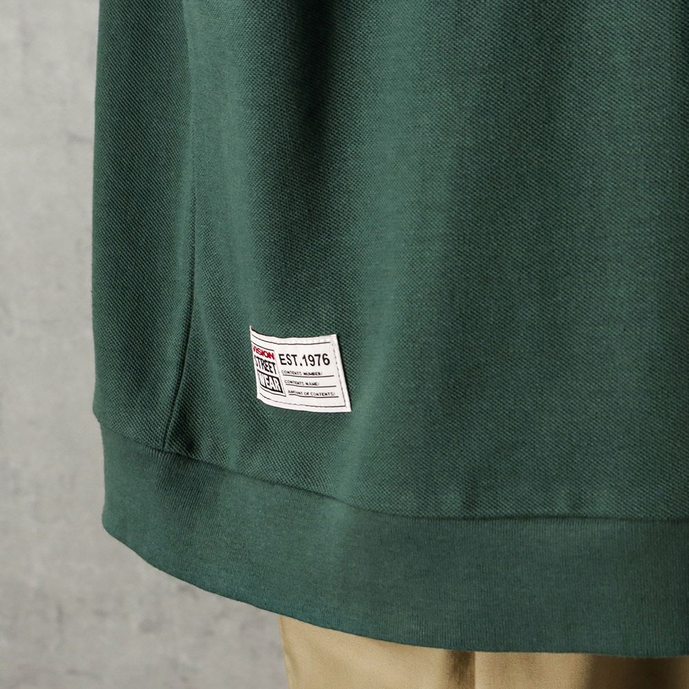 VISION STREET WEAR 鹿の子ベストアンサンブルTシャツ メンズ