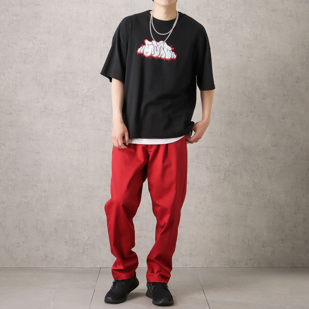 【オンラインストア限定】ポンチ素材 プリントTシャツアンサンブル アクセサリー付き メンズ メール便 対応商品商品画像-7