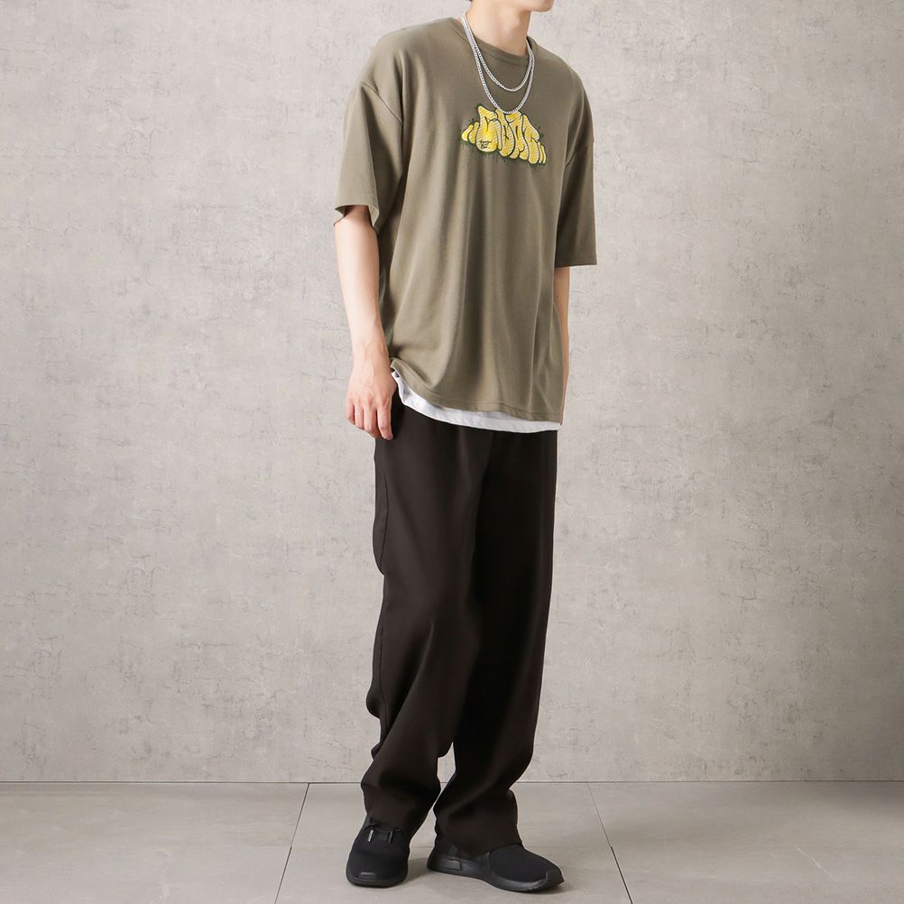 【オンラインストア限定】ポンチ素材 プリントTシャツアンサンブル アクセサリー付き メンズ メール便 対応商品商品画像-8