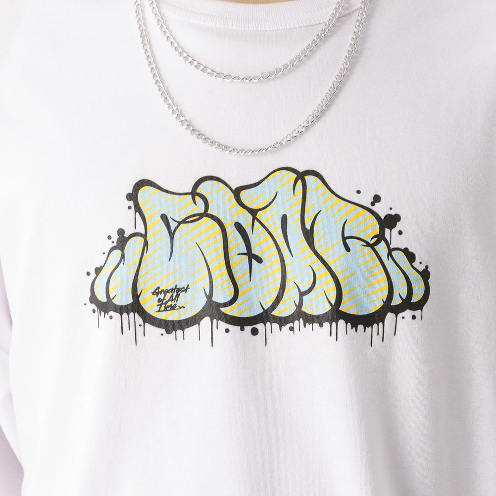 【オンラインストア限定】ポンチ素材 プリントTシャツアンサンブル アクセサリー付き メンズ メール便 対応商品商品画像-12