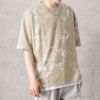 ポンチ素材 総柄プリントTシャツアンサンブル アクセサリー付き メンズ ネコポス 対応商品