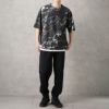 【オンラインストア限定】ポンチ素材 総柄プリントTシャツアンサンブル アクセサリー付き メンズ メール便 対応商品商品サムネイル-7