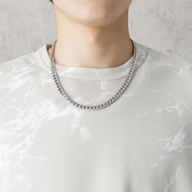 【オンラインストア限定】ポンチ素材 総柄プリントTシャツアンサンブル アクセサリー付き メンズ メール便 対応商品商品画像-9