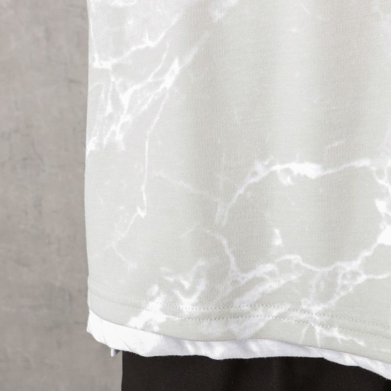 【オンラインストア限定】ポンチ素材 総柄プリントTシャツアンサンブル アクセサリー付き メンズ メール便 対応商品商品画像-11