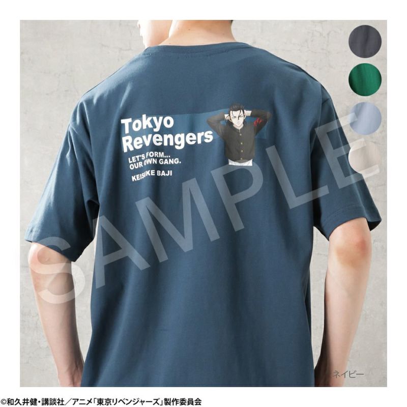 オリジナルキャラクターカード付き】東京リベンジャーズ 半袖Tシャツ メンズ