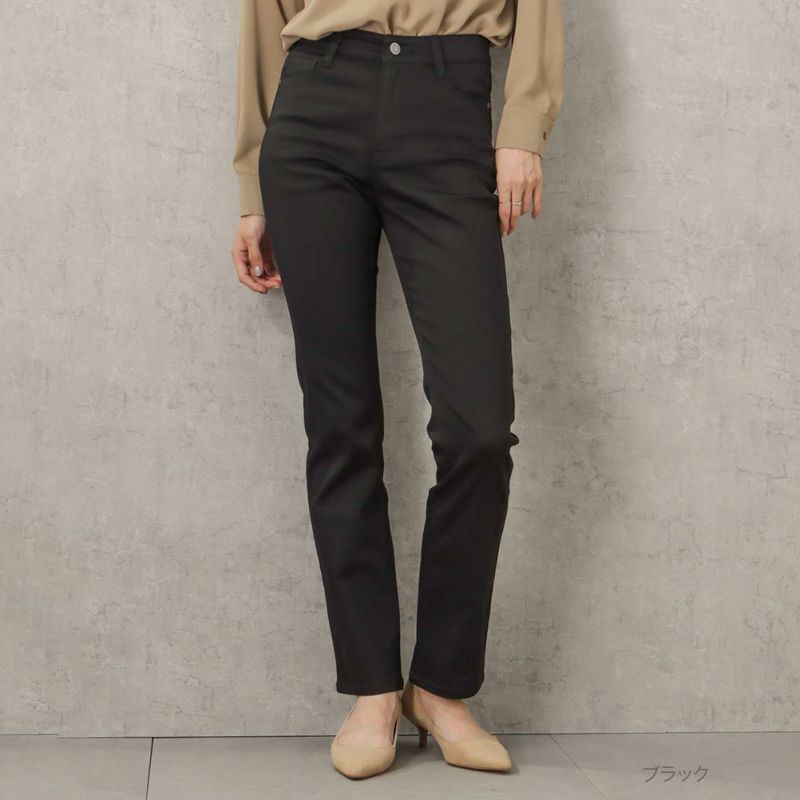 NAVY ずっ黒 ストレート レディース商品画像-1