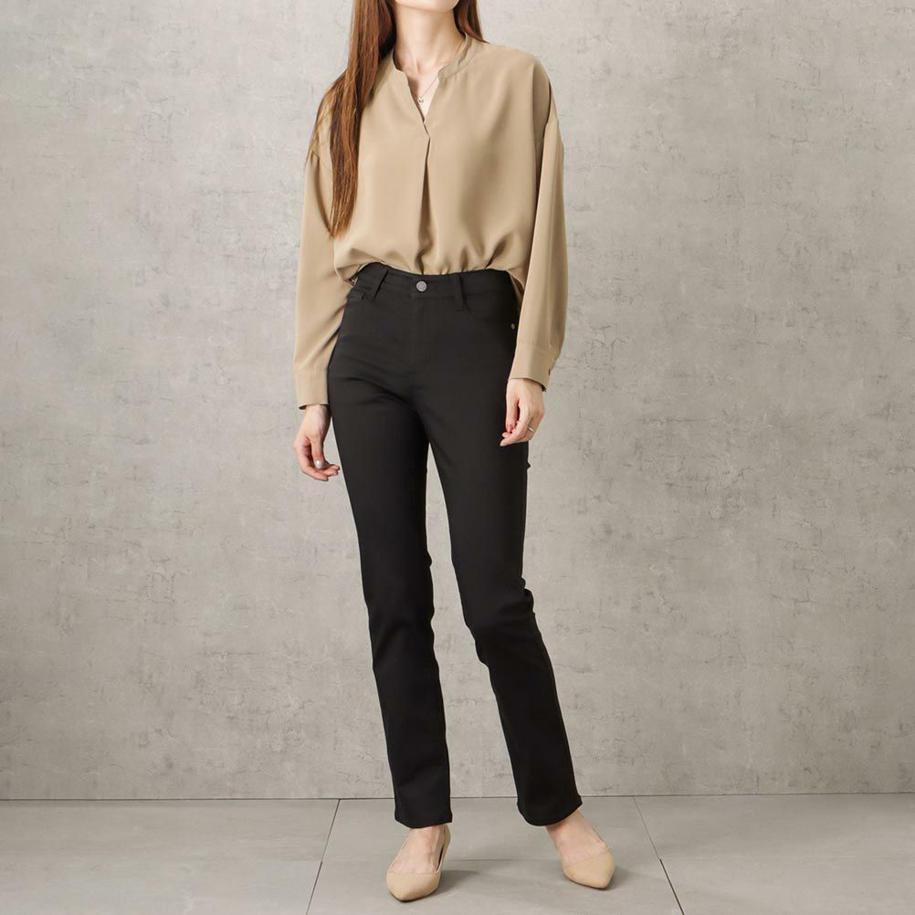 NAVY ズックロ ストレート レディース