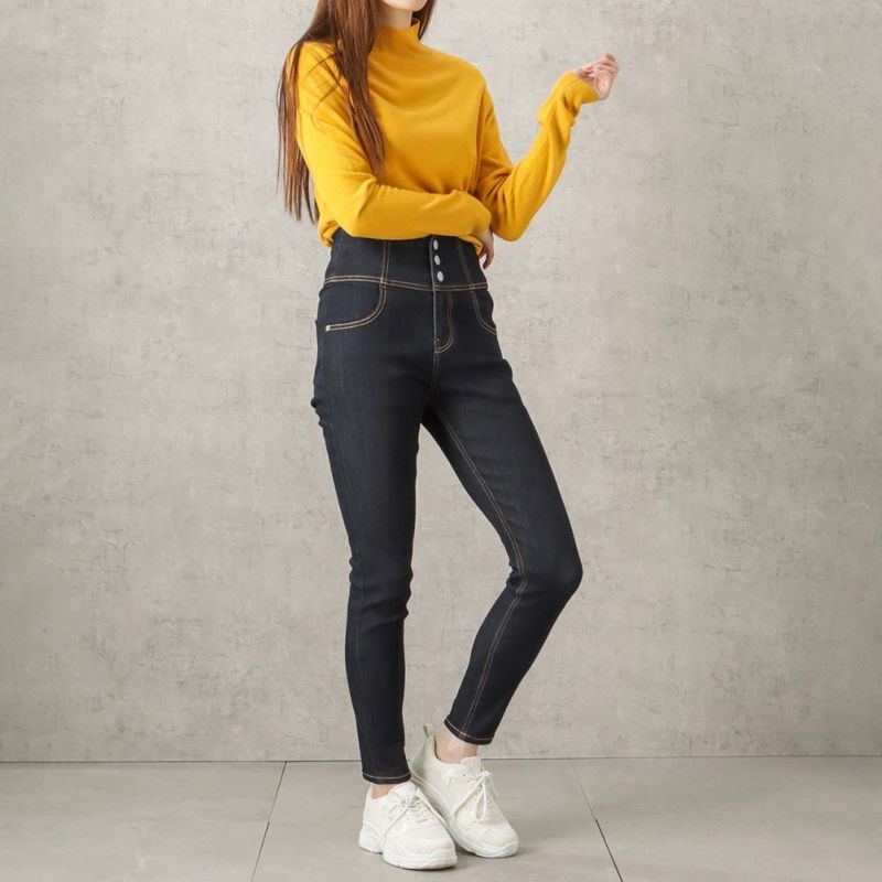 NAVY GOOD STYLE JEANS ハイウエストスキニー レディース商品画像-6