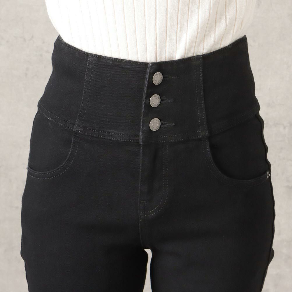 NAVY GOOD STYLE JEANS ハイウェストスキニー レディース