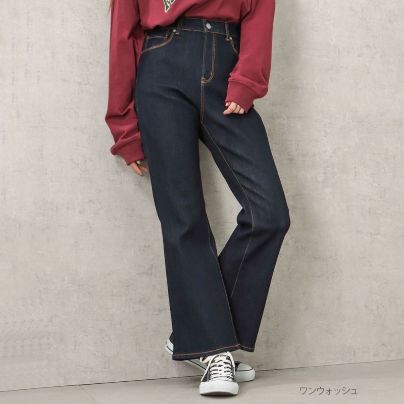 NAVY GOOD STYLE JEANS フレア レディース商品画像-2