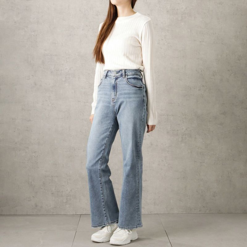 NAVY GOOD STYLE JEANS フレア レディース