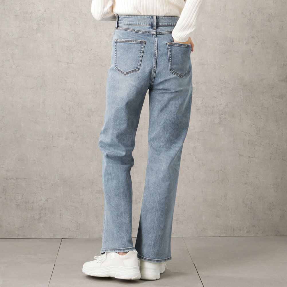 NAVY GOOD STYLE JEANS フレア レディース