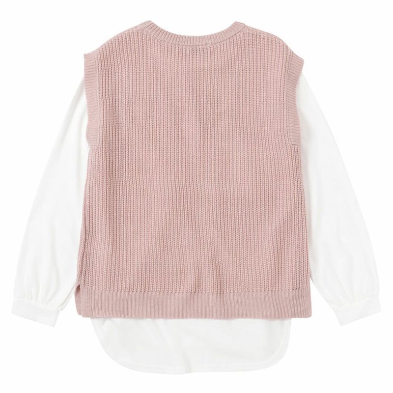 [さらに50%OFF]NAVY ニットベストアンサンブル キッズ メール便 対応商品商品画像-6