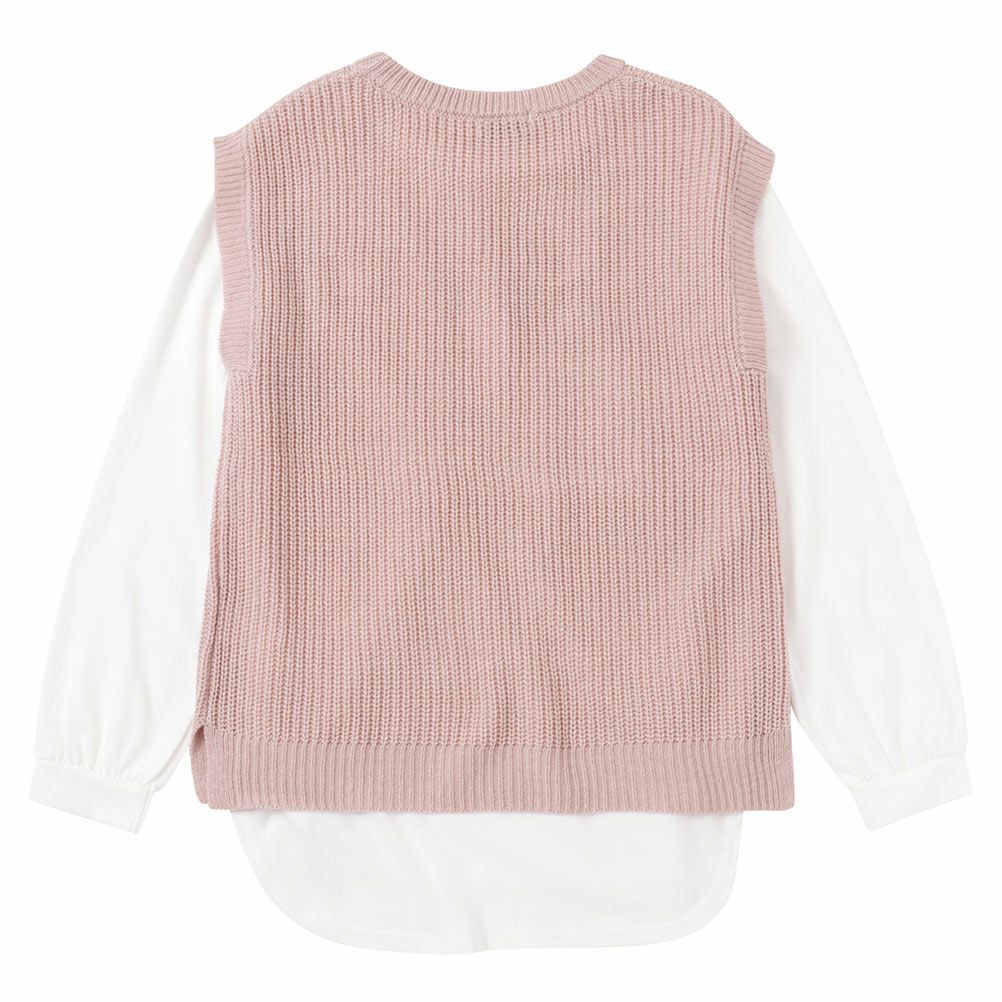 NAVY ニットベストアンサンブル キッズ メール便 対応商品商品サムネイル-6