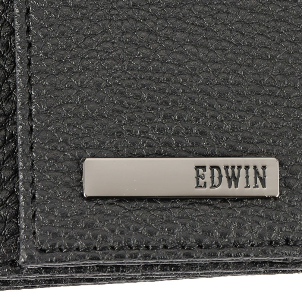 EDWIN シュリンク合皮三つ折り財布