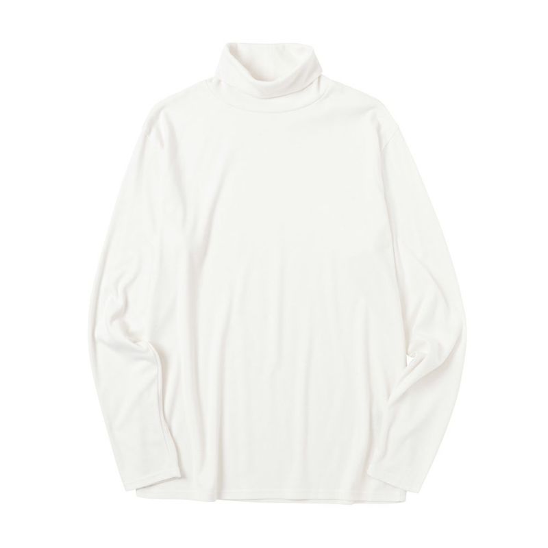 NAVY スムースタートルネックロングスリーブTシャツ メンズ商品画像-21