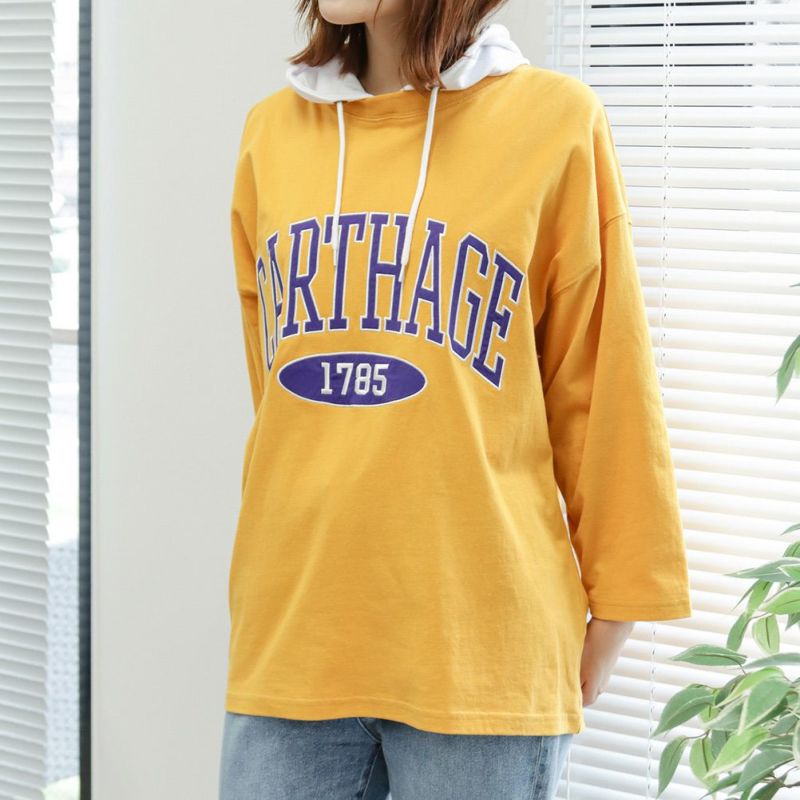 NAVY カレッジレイヤードパーカー メンズ商品画像-7