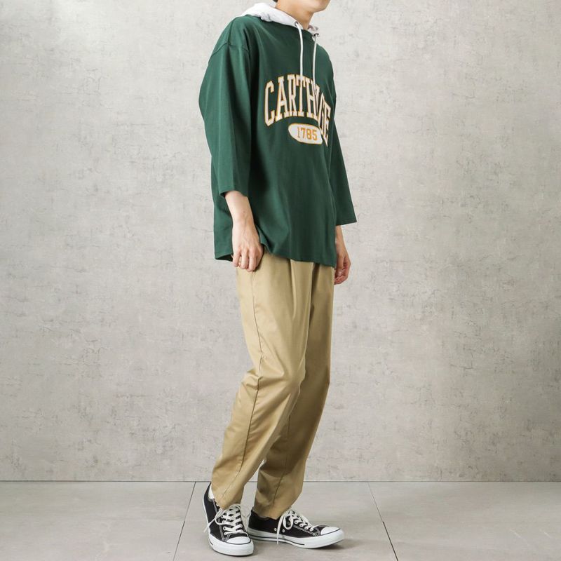 NAVY カレッジレイヤードパーカー メンズ商品画像-9