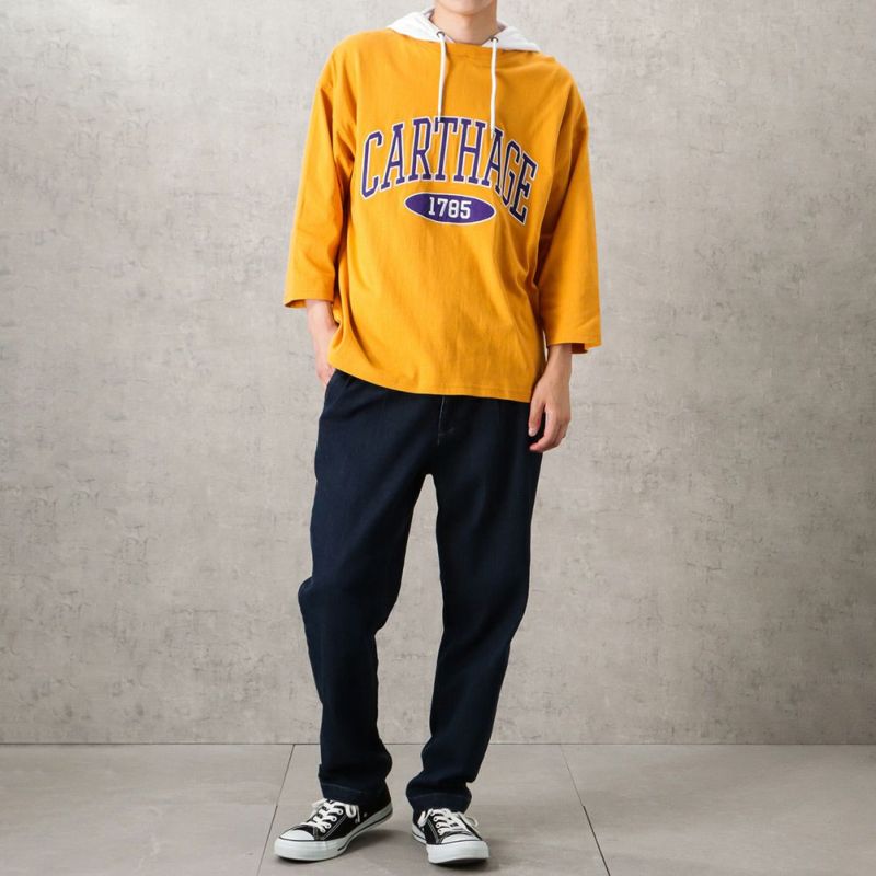 NAVY  カレッジレイヤードパーカー メンズ商品画像-13