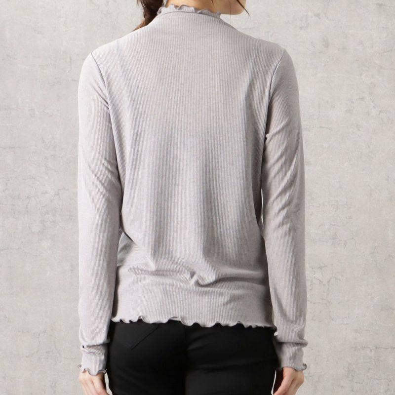 [期間限定価格]【オンラインストア限定】シアーハイネックプルオーバー レディース メール便 対応商品商品画像-5