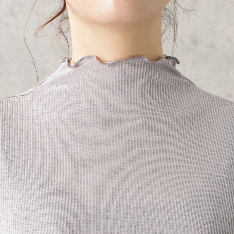 [期間限定価格]【オンラインストア限定】シアーハイネックプルオーバー レディース メール便 対応商品商品画像-7