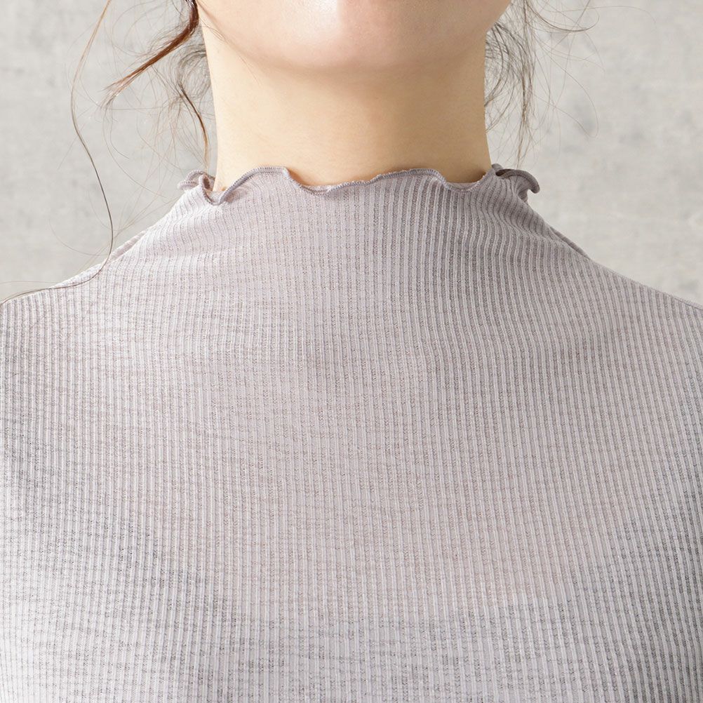 シアーハイネックプルオーバー レディース ネコポス 対応商品