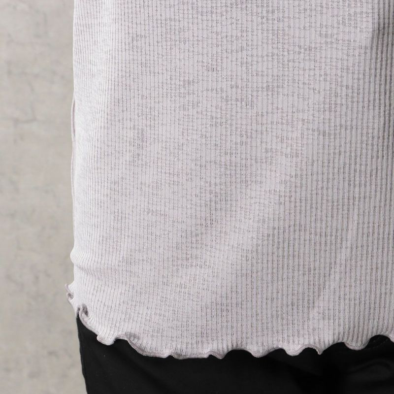 【オンラインストア限定】シアーハイネックプルオーバー レディース メール便 対応商品商品画像-10