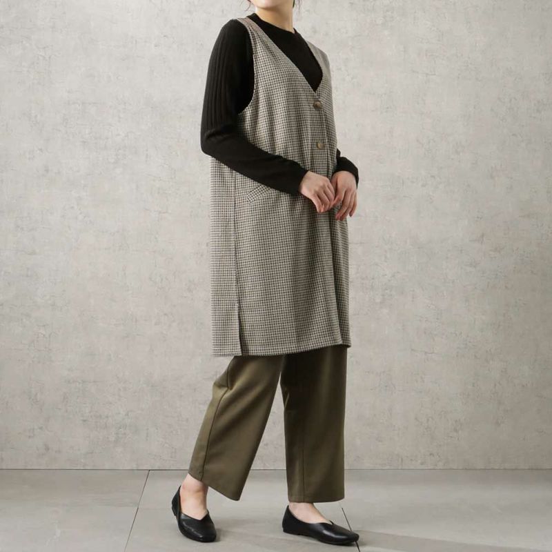 [期間限定価格]NAVY  ジャガードジレ レディース商品画像-8