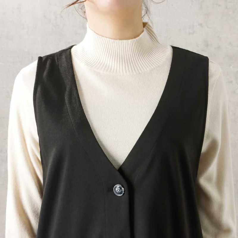 [期間限定価格]NAVY  ジャガードジレ レディース商品画像-9