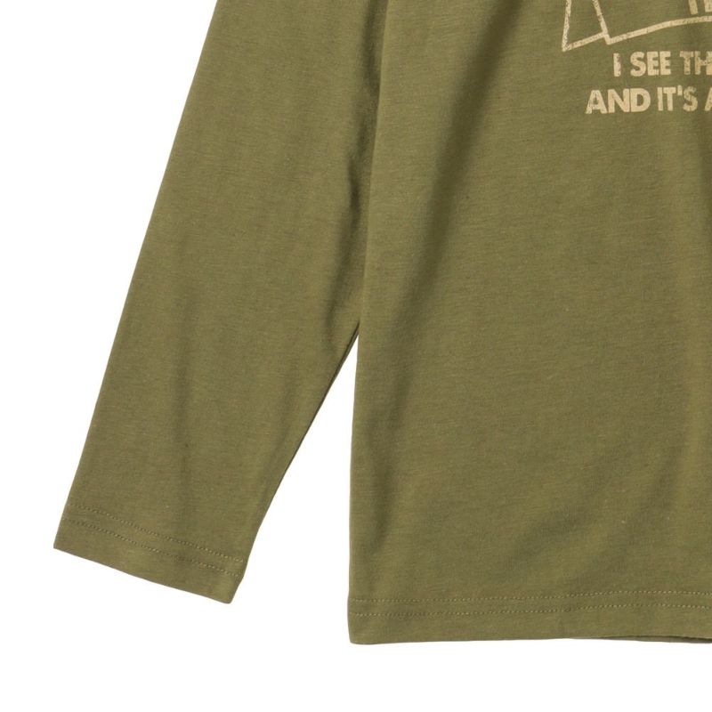 T-GRAPHICS  アウトドアプリントロングスリーブTシャツ キッズ メール便 対応商品商品画像-4