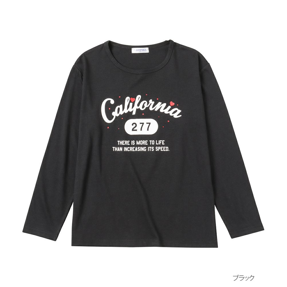 T-GRAPHICS  カレッジプリントロングスリーブTシャツ キッズ メール便 対応商品商品サムネイル-2