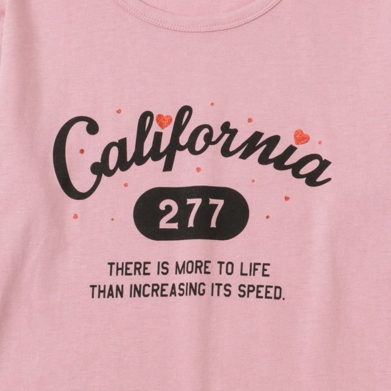 T-GRAPHICS  カレッジプリントロングスリーブTシャツ キッズ メール便 対応商品商品画像-6