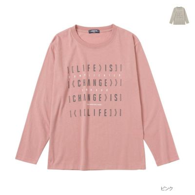 T-GRAPHICS  ミックスプリントロングスリーブTシャツ キッズ ネコポス 対応商品