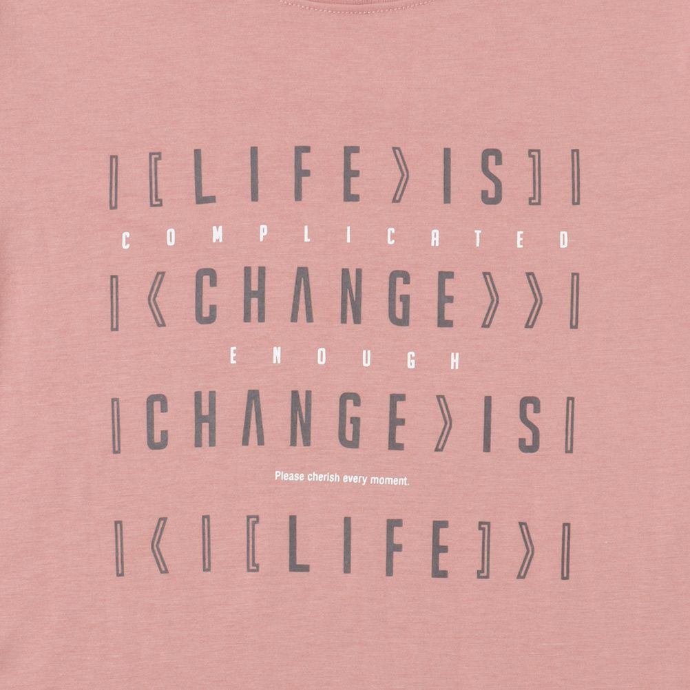 T-GRAPHICS ミックスプリントロングスリーブTシャツ キッズ ネコポス 対応商品