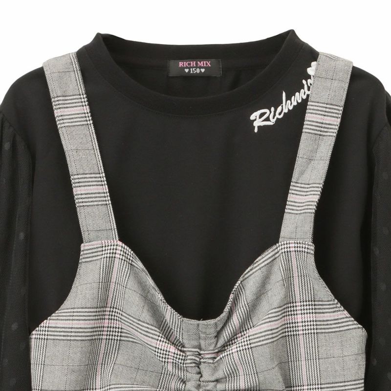 [期間限定価格]RICH MIX  ビスチェアンサンブル キッズ メール便 対応商品商品画像-3