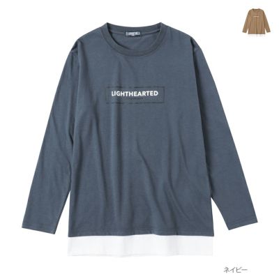 T-GRAPHICS  フェイクレイヤードロングスリーブTシャツ キッズ ネコポス 対応商品