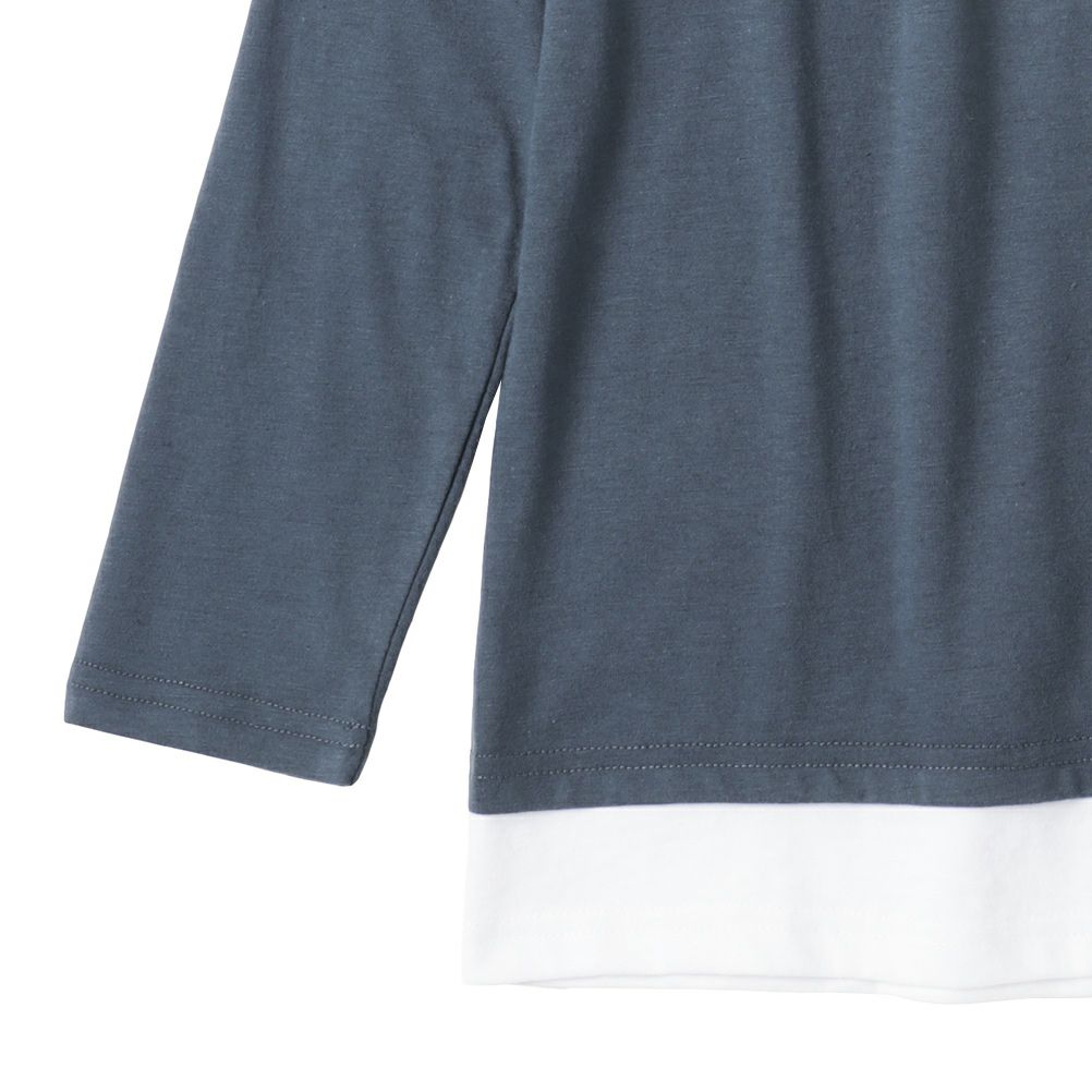 T-GRAPHICS  フェイクレイヤードロングスリーブTシャツ キッズ メール便 対応商品商品サムネイル-4
