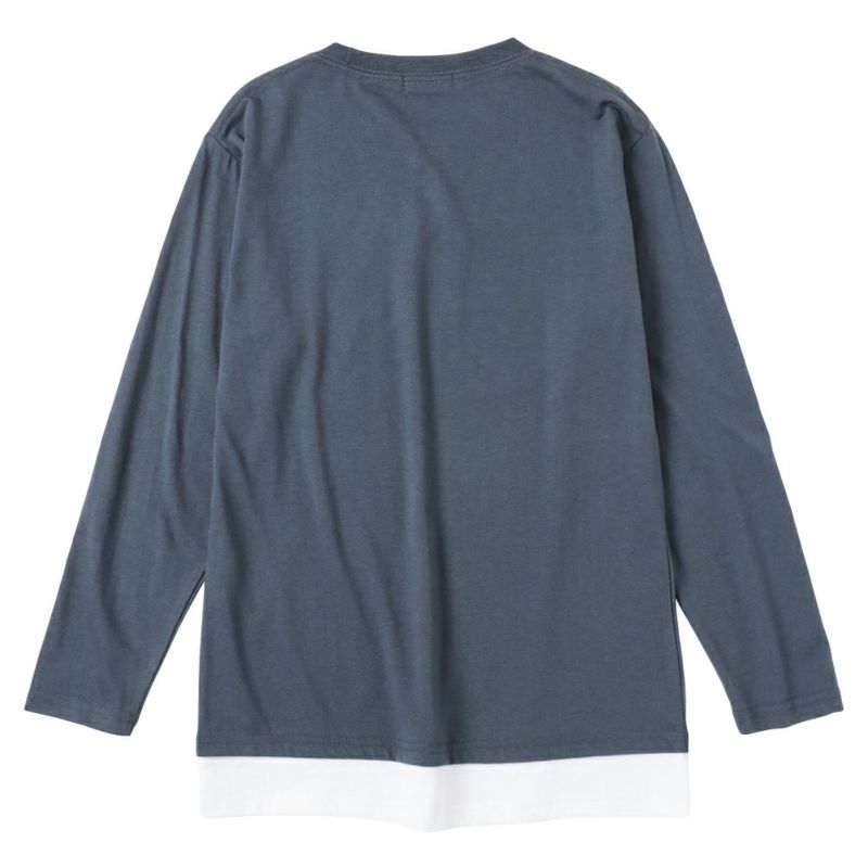 T-GRAPHICS  フェイクレイヤードロングスリーブTシャツ キッズ メール便 対応商品商品画像-5