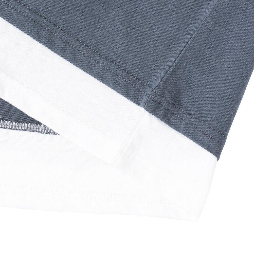 T-GRAPHICS フェイクレイヤードロングスリーブTシャツ キッズ ネコポス 対応商品