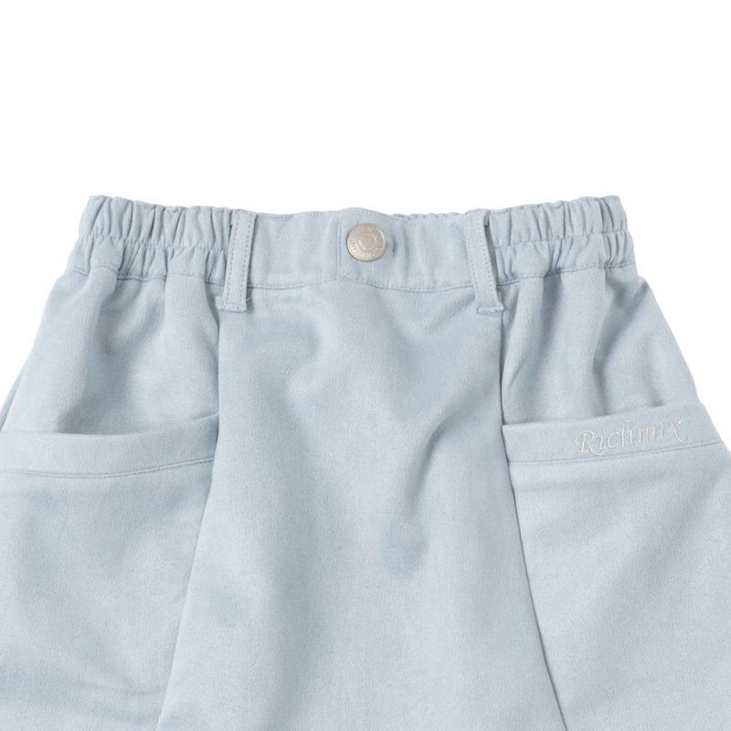 RICH MIX 梵天チャーム付きフェイクスエードスカート キッズ商品画像-3