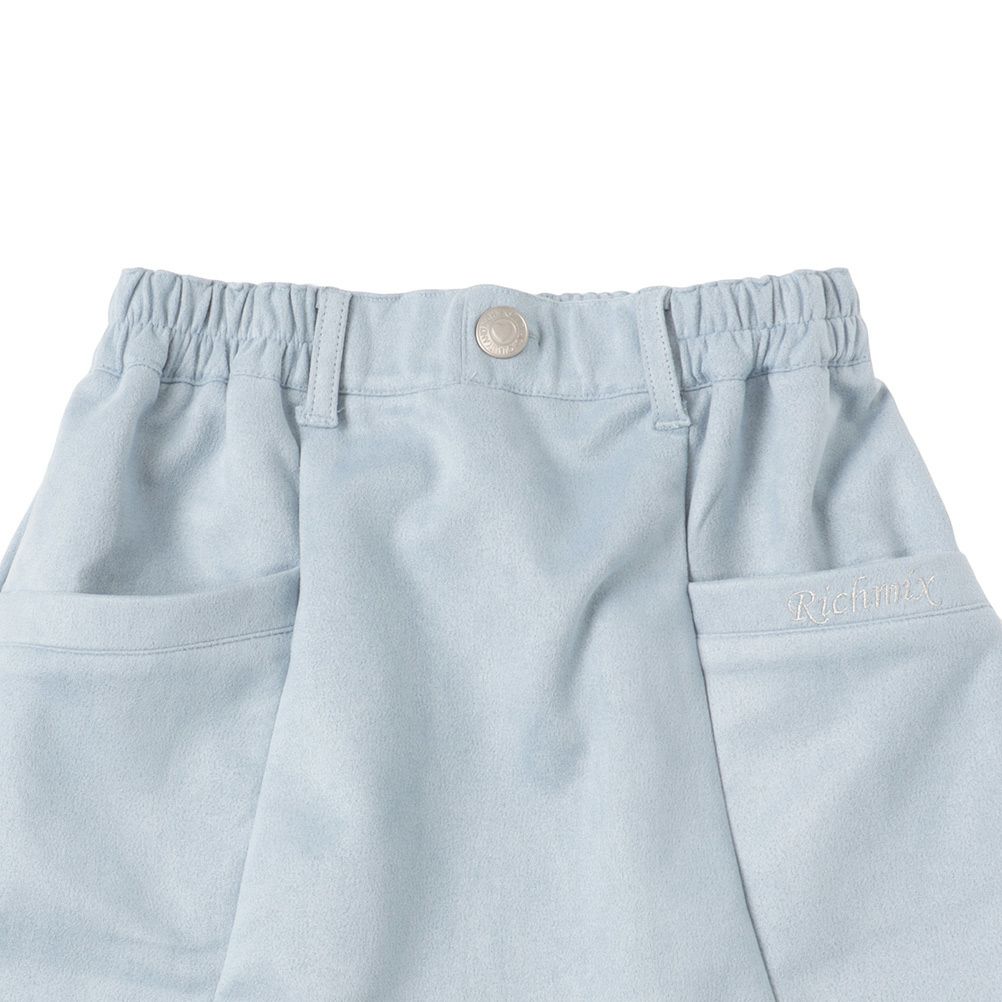 RICH MIX  梵天チャーム付きフェイクスエードスカート キッズ商品サムネイル-3