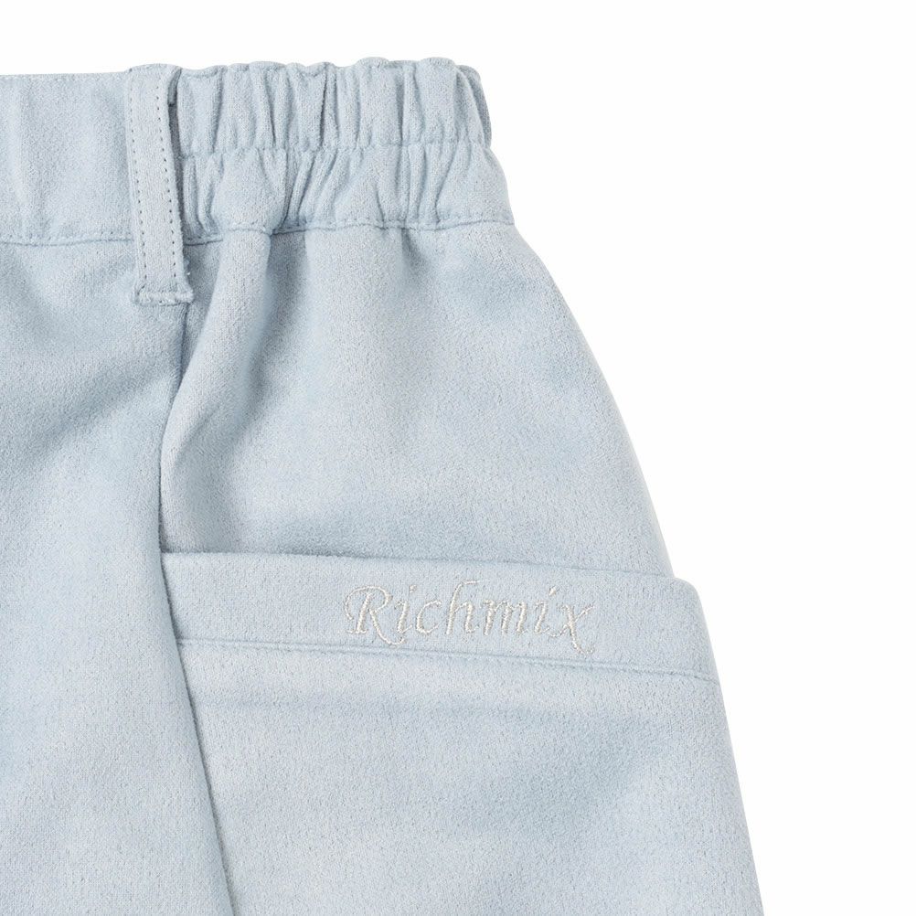 RICH MIX 梵天チャーム付きフェイクスエードスカート キッズ